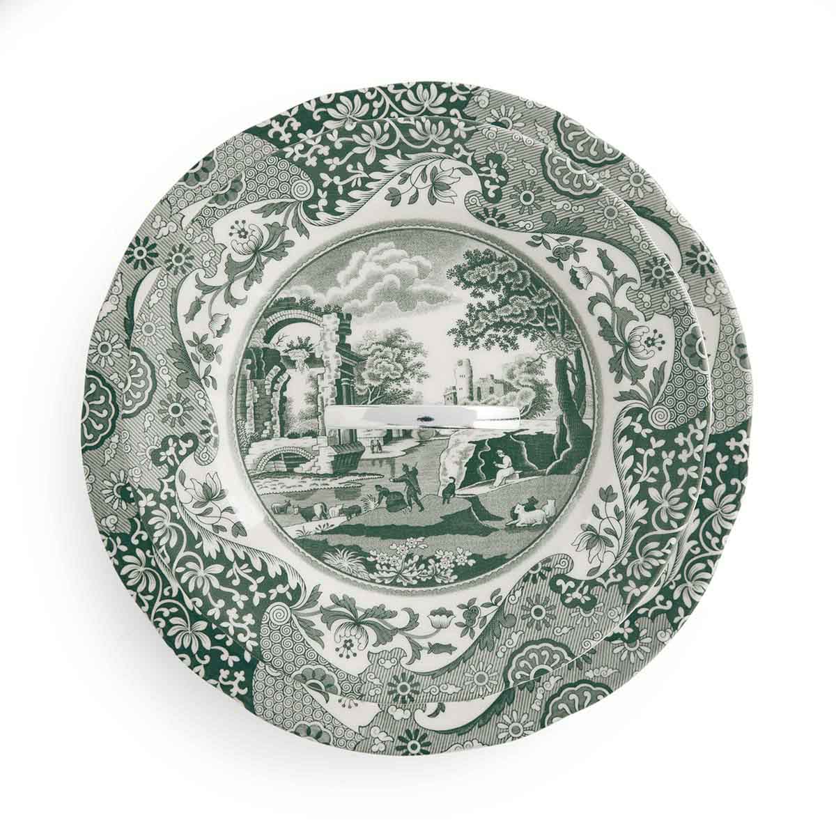 Heritage Green Italian 2 Tier Cake Stand image number null